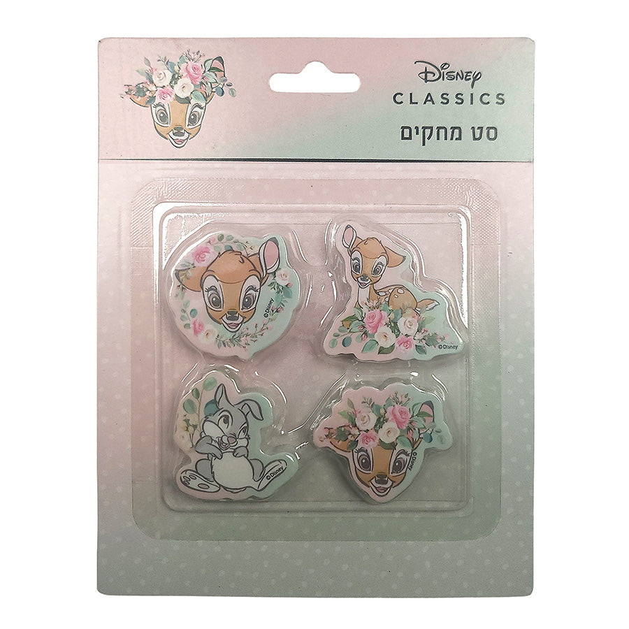 סט 4 מחקים במבי palphot צעצועים ילדים ודרקונים