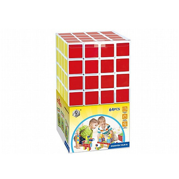 פליימאגנט קוביות פאות שונות 64 חלקים - PLAYMAGNET