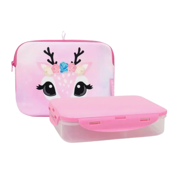 תיק אוכל איילה ורוד | קל גב