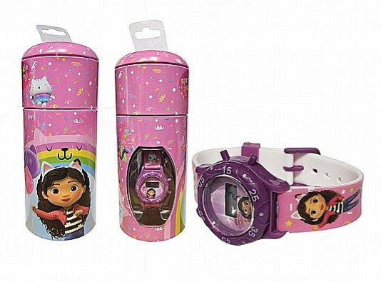 בית הבובות של גבי - שעון יד בקופסת חיסכון (43529)