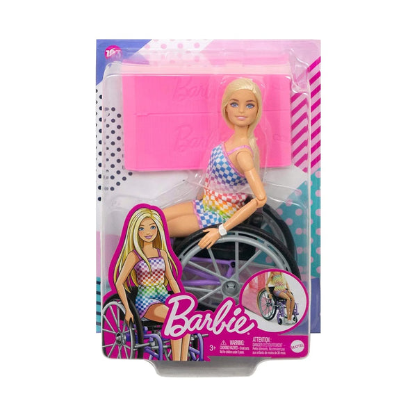 בובת ברבי כיסא גלגלים כולל רמפה - Barbie