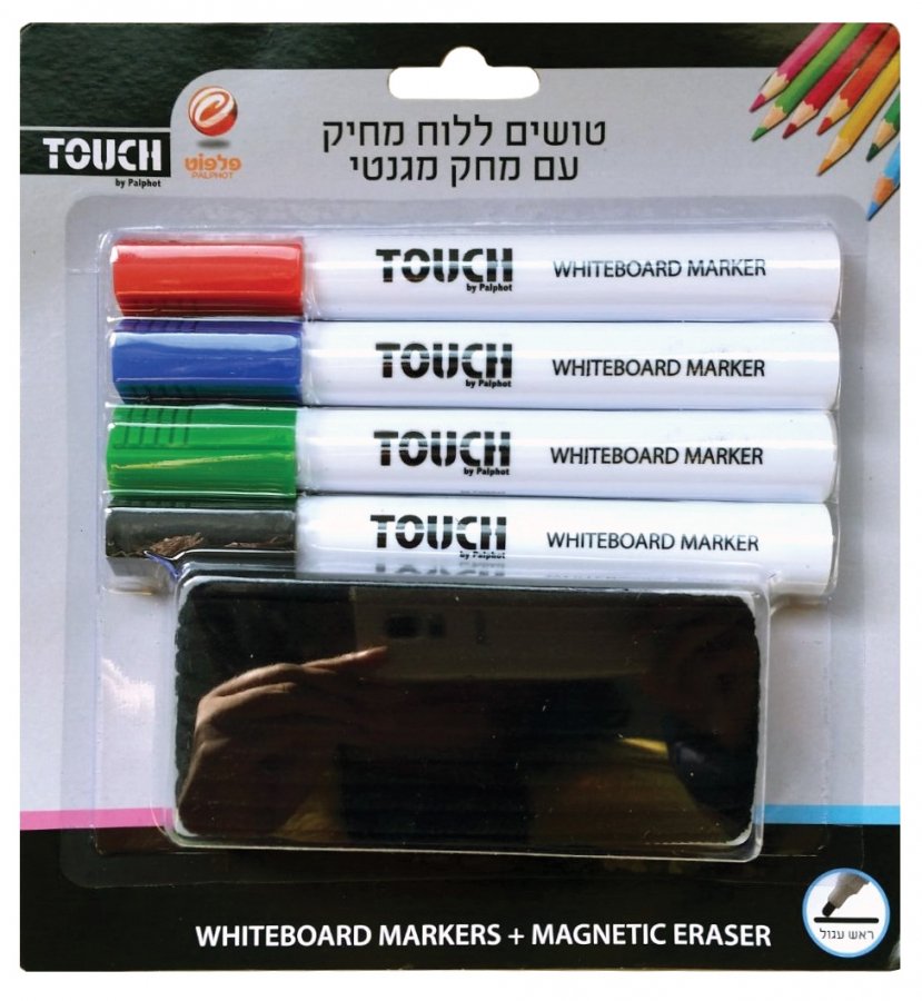 טאץ טושים מחיקים ומחק מגנטי - TOUCH – צעצועים ילדים ודרקונים