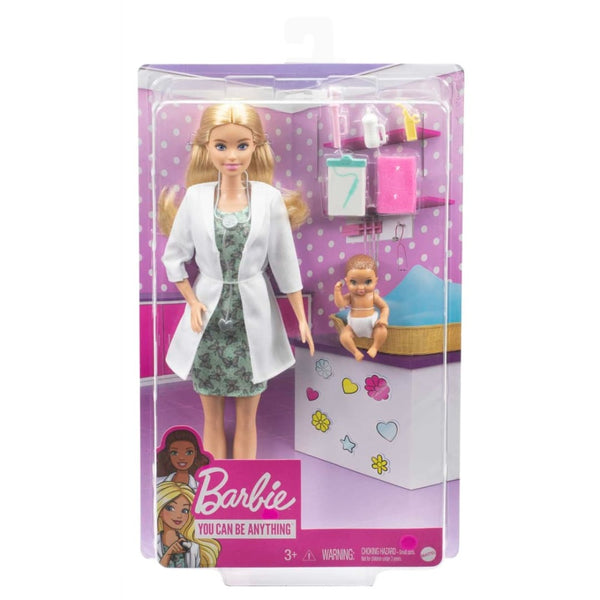 בובת ברבי רופאת תינוקות - Barbie Baby Doctor