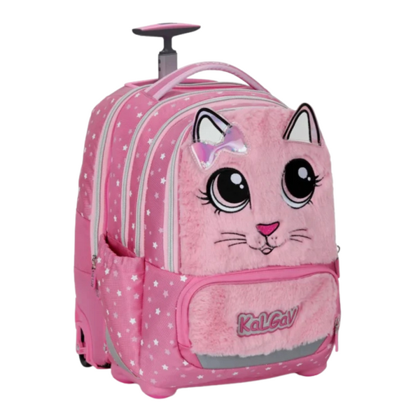 תיק ITROLLEY חתולה פרוותית | קל גב