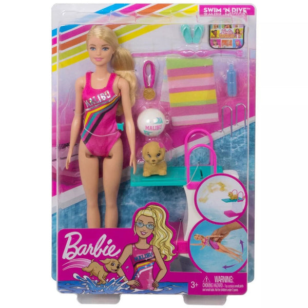 בובת ברבי שוחה וצוללת- Barbie