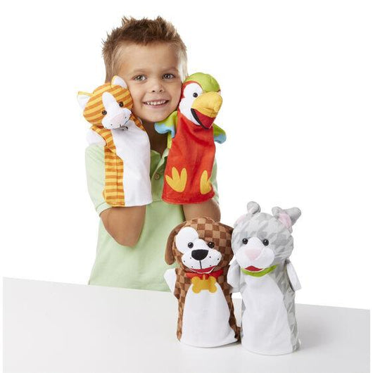 בובות יד חיות מחמד מבית Melissa and Doug - צעצועים ילדים ודרקונים