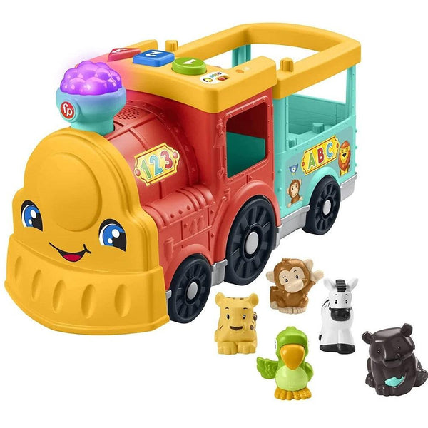 ליטל פיפל רכבת ענקית עם חיות - Fisher Price - צעצועים ילדים ודרקונים