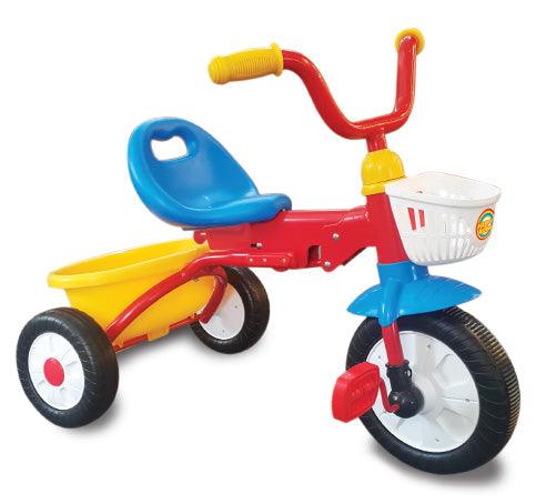 תלת אופן קידילנד מתקפל אדום צהוב כחול KIDDIELAND - צעצועים ילדים ודרקונים