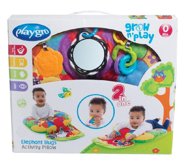 כרית פעילות פיל - Playgro - צעצועים ילדים ודרקונים