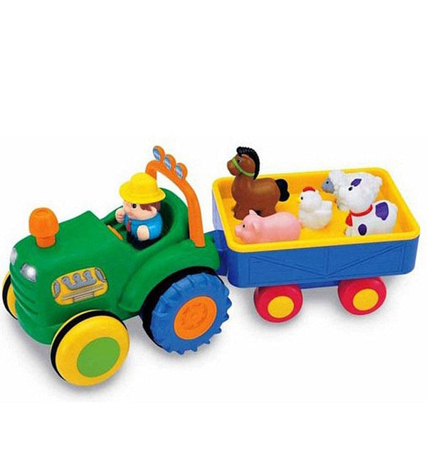 טרקטור חווה עם נגרר - KIDDIELAND - צעצועים ילדים ודרקונים