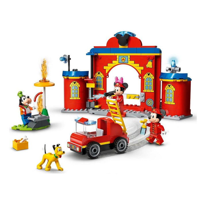 לגו דיסני 10776 תחנת כיבוי מיקי וחבריו (LEGO 10776 Mickey and Friends Fire Truck and Station) - צעצועים ילדים ודרקונים