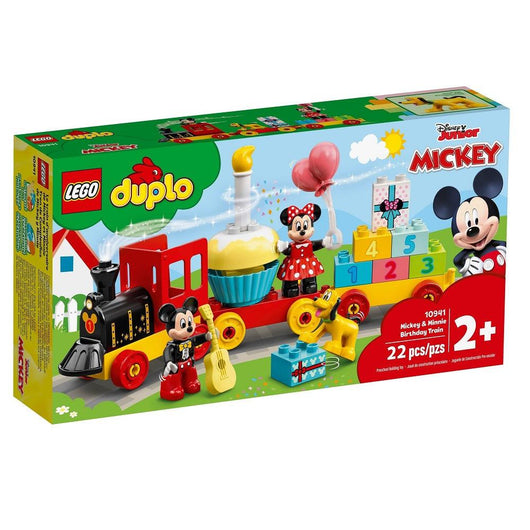 לגו דופלו רכבת יום הולדת מיקי מיני - LEGO DUPLO 10941 Mickey and Minnie Birthday Train - צעצועים ילדים ודרקונים