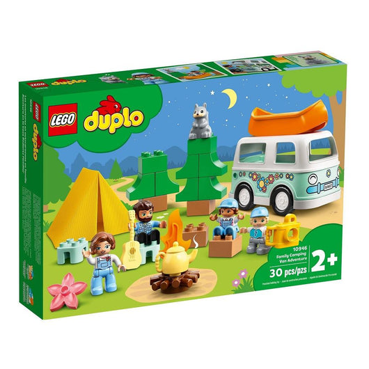 לגו 10946 הרפתקה בקראוון טיולים (LEGO DUPLO 10946 Family Camping Van Adventure) - צעצועים ילדים ודרקונים