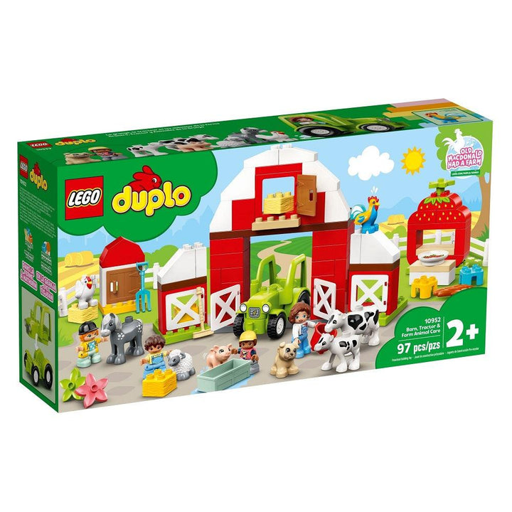 לגו דופלו 10952 אסם טרקטור וחיות חווה (LEGO Duplo 10952 Barn, Tractor n Farm Animal Care) - צעצועים ילדים ודרקונים