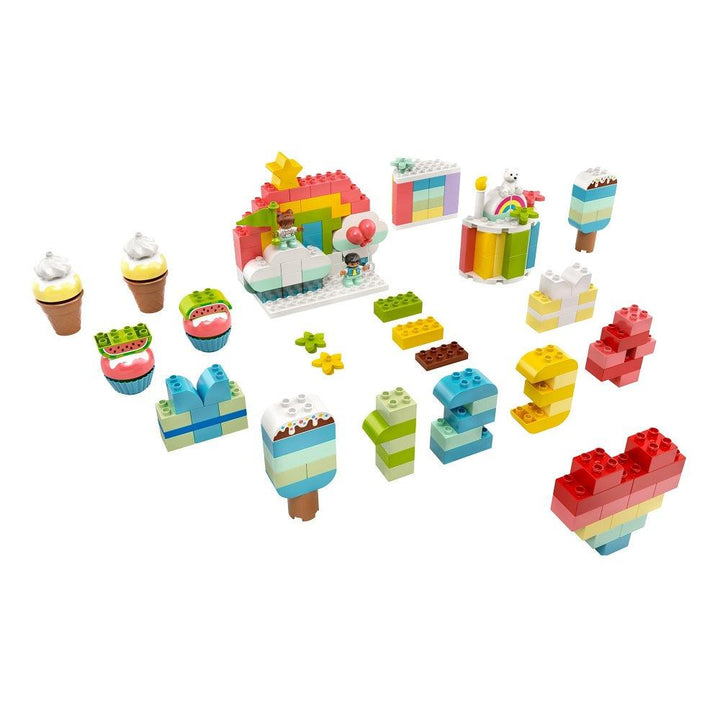 לגו 10958 יום הולדת יצירתי (LEGO DUPLO 10958 Creative Birthday Party) - צעצועים ילדים ודרקונים