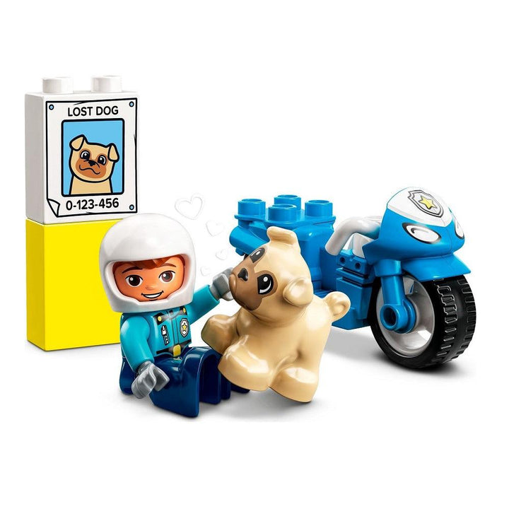 לגו דופלו 10967 אופנוע משטרה (LEGO DUPLO 10967 Police Motorcycle) - צעצועים ילדים ודרקונים