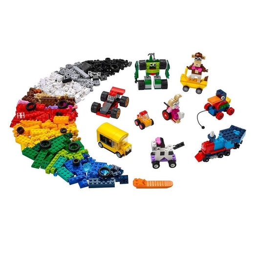 לגו קלאסיק 11014 קוביות וגלגלים (Lego 11014 Classic Bricks and Wheels) - צעצועים ילדים ודרקונים