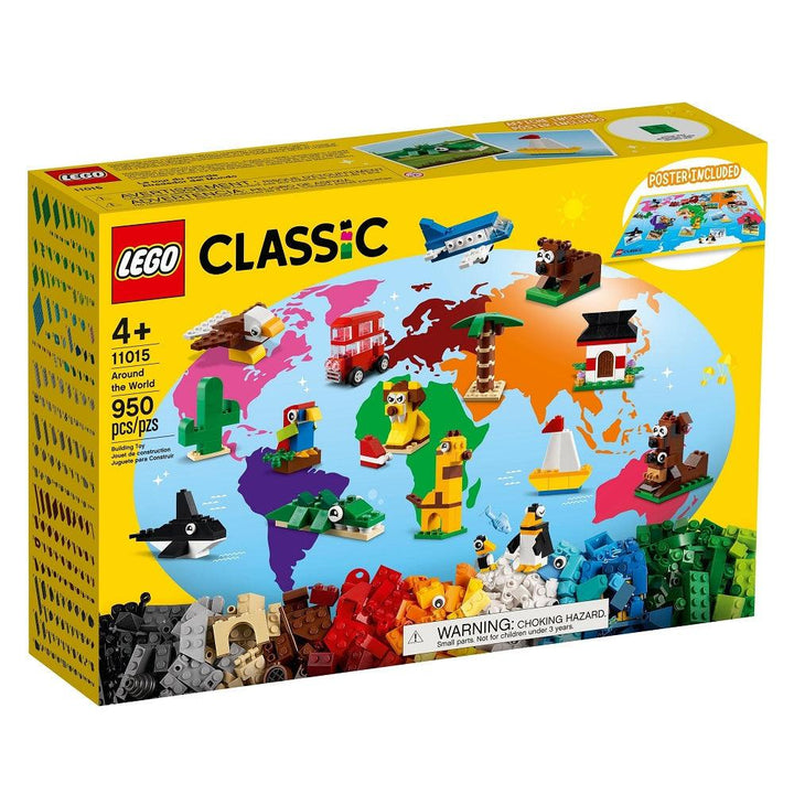 לגו 11015 מסביב לעולם (LEGO 11015 Around the World) - צעצועים ילדים ודרקונים