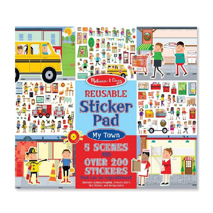חוברת מדבקות העיר שלי מבית Melissa and Doug - צעצועים ילדים ודרקונים