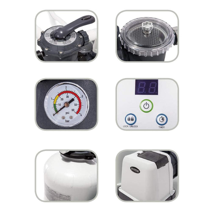 משאבת חול 1200 גלון לניקוי המים מבית INTEX - צעצועים ילדים ודרקונים