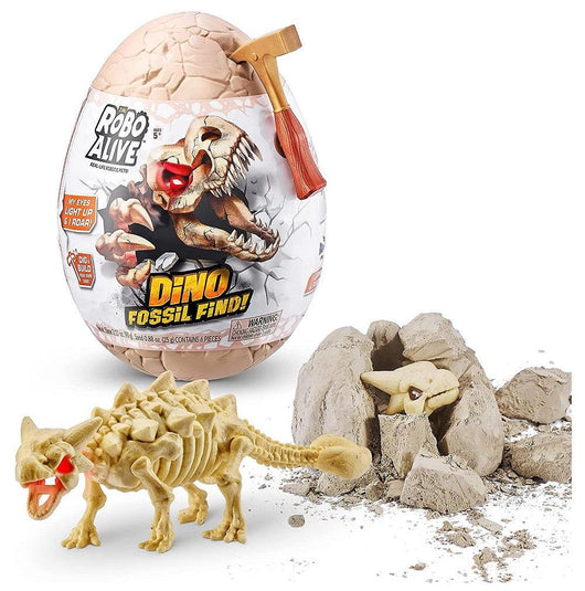 רובו אלייב מציאת מאובני דינוזאור - Robo Alive - צעצועים ילדים ודרקונים