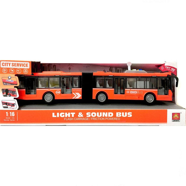 אוטובוס אקורדיון כתום אורות וצלילים - אניגמה - צעצועים ילדים ודרקונים