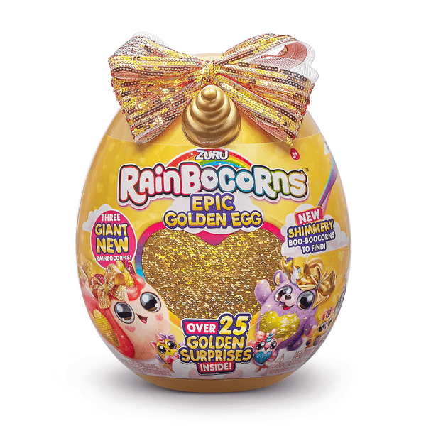 ריינבוקורן זהב ביצת חד קרן ענקית עונה 2 - RAINBOCORNS - צעצועים ילדים ודרקונים