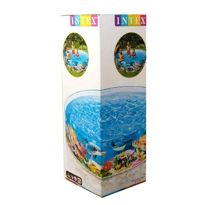 בריכה דופן קשיחה 2.44 מטר מבית INTEX - צעצועים ילדים ודרקונים