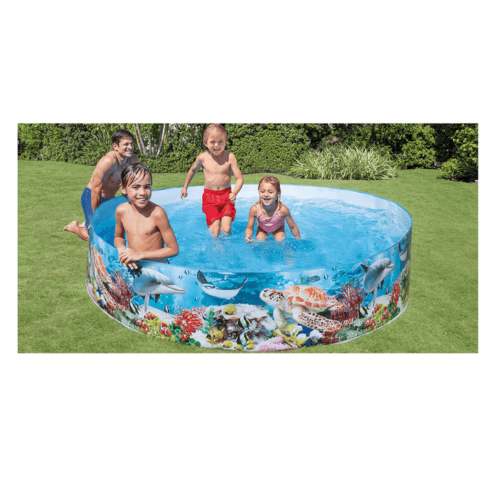 בריכה דופן קשיחה 2.44 מטר מבית INTEX - צעצועים ילדים ודרקונים