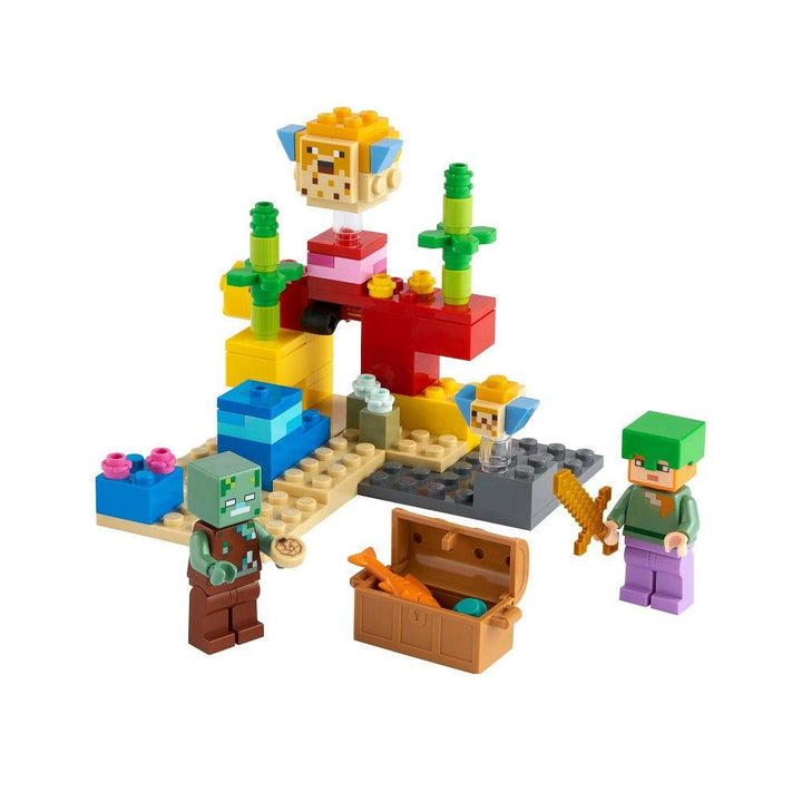 לגו 21164 ריף האלמוגים מיינקראפט - LEGO 21164 The Coral Reef Minecraft - צעצועים ילדים ודרקונים