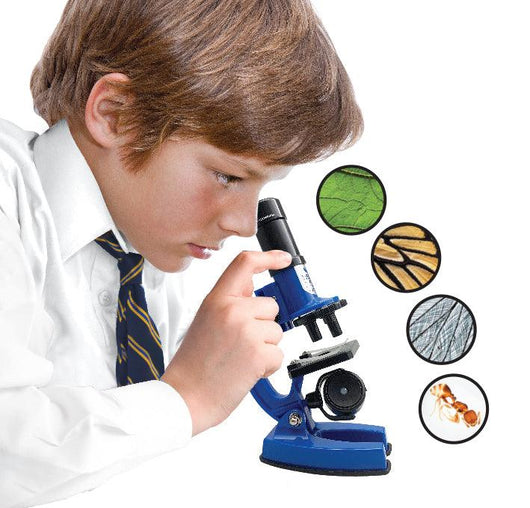 מיקרוסקופ לילדים-ערכת אופטיקה מתקדמת - צעצועים ילדים ודרקונים