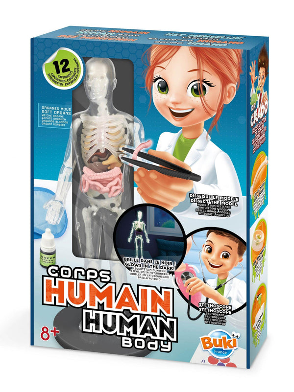 ערכת מדע לילדים גוף אנושי מבית Buki france - צעצועים ילדים ודרקונים