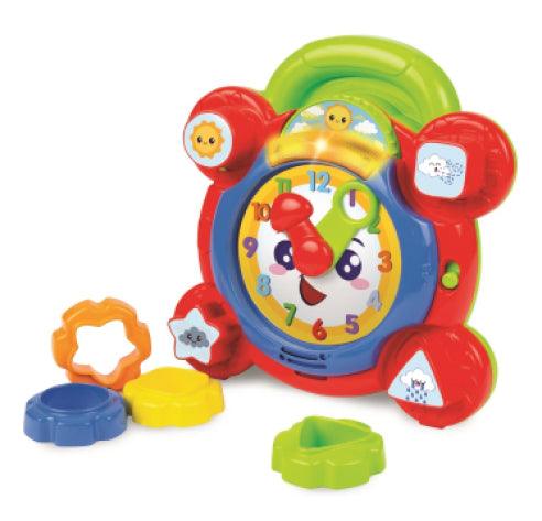 שעון משעשע שלי-השחלת צורות - WinFun - צעצועים ילדים ודרקונים