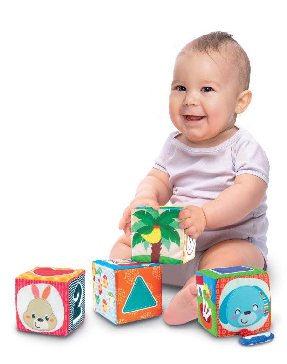קוביות רכות עם דמויות חיות- WinFun - צעצועים ילדים ודרקונים