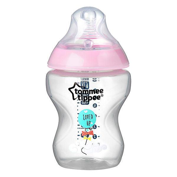בקבוק לתינוק 260 מ"ל ורוד - טומי טיפי - צעצועים ילדים ודרקונים