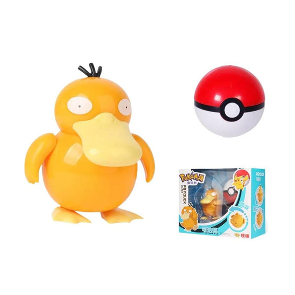 בובת פוקימון פסיידאק כולל פוכדור - צעצועים ילדים ודרקונים