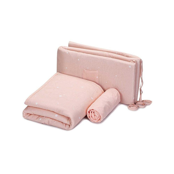 סט מצעים למיטת תינוק – גלקסי ורוד Nino - צעצועים ילדים ודרקונים