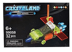 סט הרכבה חללית - CRYSTALAND - צעצועים ילדים ודרקונים