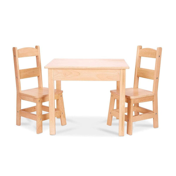 סט שולחן ו 2 כיסאות מעץ מבית Melissa and Doug - צעצועים ילדים ודרקונים