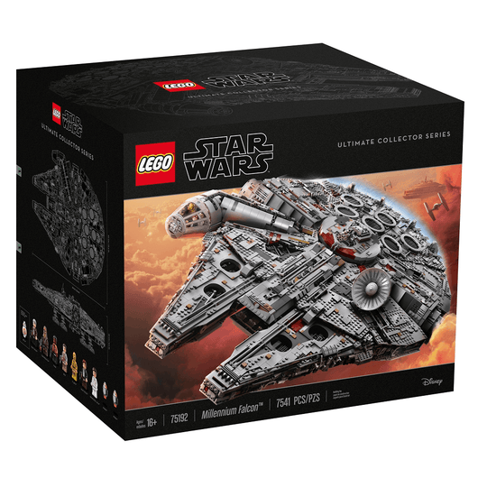 לגו 75192 מילניום פלקון מלחמת הכוכבים (LEGO 75192 Millennium Falcon Star Wars) - צעצועים ילדים ודרקונים