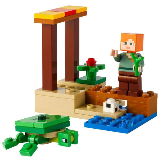 לגו מיינקראפט צב החוף (LEGO 30432 The Training Grounds Minecraft) - צעצועים ילדים ודרקונים