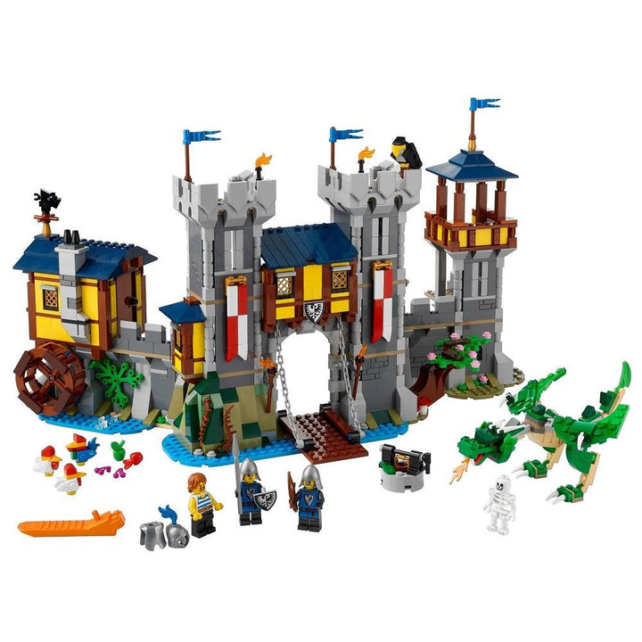 לגו 31120 טירה מימי הביניים (LEGO Creator 31120 Medieval Castle) - צעצועים ילדים ודרקונים