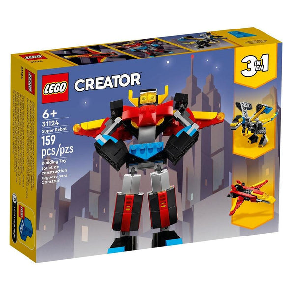 לגו קריאטור 31124 רובוט על (LEGO 31124 Creator Super Robot) - צעצועים ילדים ודרקונים