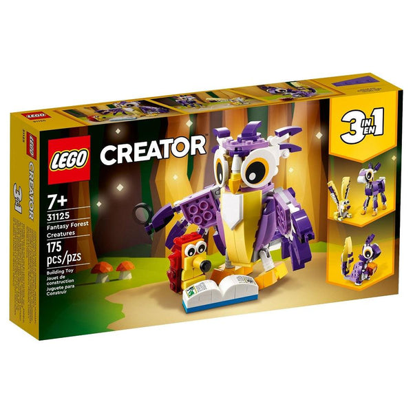 לגו קריאטור 31125 יצורי יער (LEGO 31125 Creator Fantasy Forest Creatures) - צעצועים ילדים ודרקונים