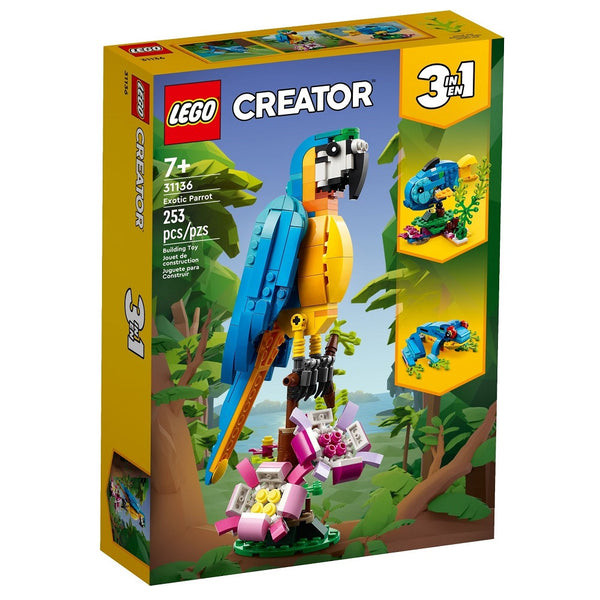 לגו קריאטור 31136 תוכי אקזוטי (Lego Creator 31136 Exotic Parrot)
