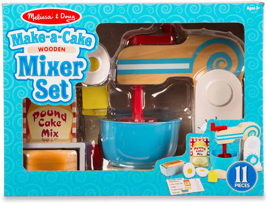 סט מיקסר ומצרכים להכנת עוגה מבית Melissa and Doug - צעצועים ילדים ודרקונים