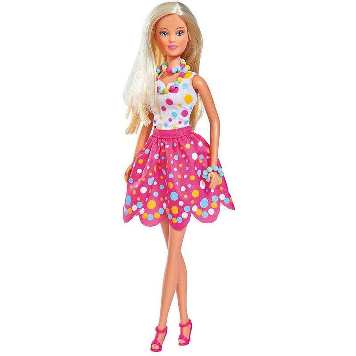 בובת סטפי בשמלת נקודות וחרוזים - Steffi - צעצועים ילדים ודרקונים