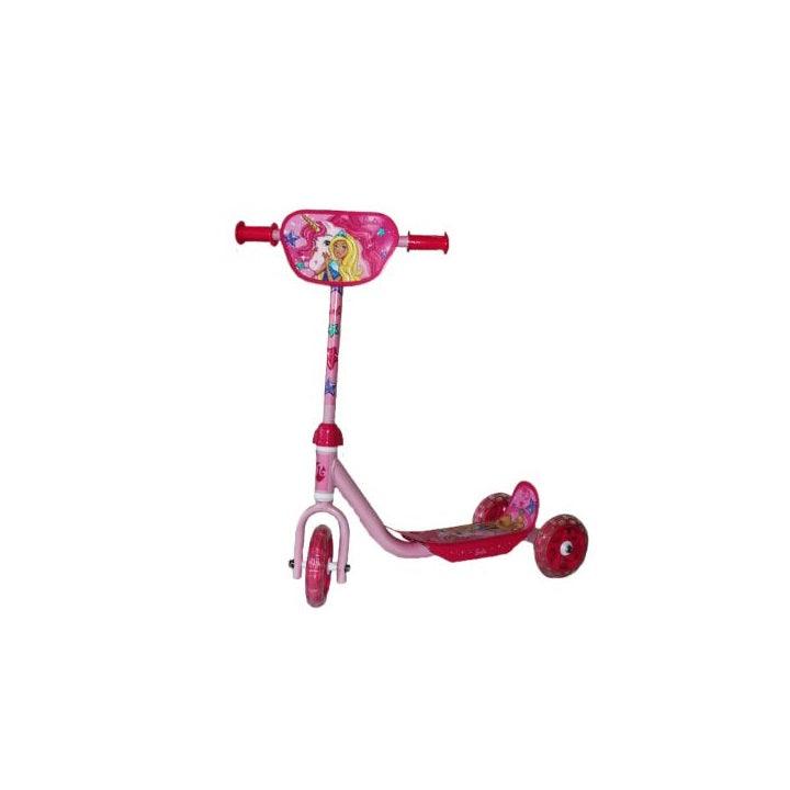 קורקינט 3 גלגלים ברבי - ipop - צעצועים ילדים ודרקונים