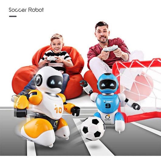 זוג רובוטים כדורגל על שלט - צעצועים ילדים ודרקונים