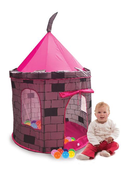 אוהל טירה ורוד +65 כדורים - צעצועים ילדים ודרקונים